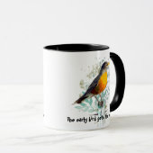 Funny, Early Bird bekommt die Coffee Robin Tasse (VorderseiteRechts)