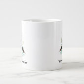 Funny, Early Bird bekommt Kaffee Zitat Robin Jumbo-Tasse (Vorderseite)