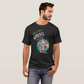 Funny Earth Day Gerettet Earth Axolotl Live Here G T-Shirt (Vorne ganz)
