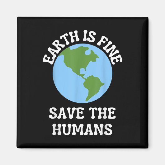 Funny Earth Day Planet Umweltschutz Aw Magnet (Vorne)