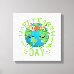 Funny Earth Day Zitat Earth Cool Happy Earth Day Leinwanddruck
