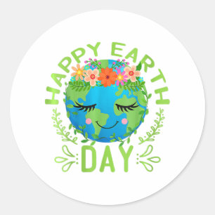 Funny Earth Day Zitat Earth Cool Happy Earth Day Runder Aufkleber