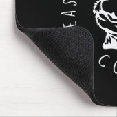 Funny Easily Distracted By Cows Design  Mousepad (Ecke)