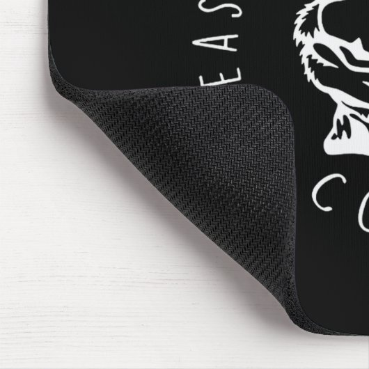 Funny Easily Distracted By Cows Design  Mousepad (Ecke)