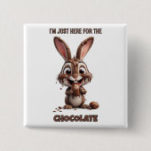 Funny Easter Bunny – Cute & Playful Easter Design Button (Vorderseite)