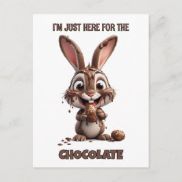 Funny Easter Bunny – Cute & Playful Easter Design Feiertagspostkarte