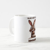 Funny Easter Bunny – Cute & Playful Easter Design Kaffeetasse (Vorderseite Links)