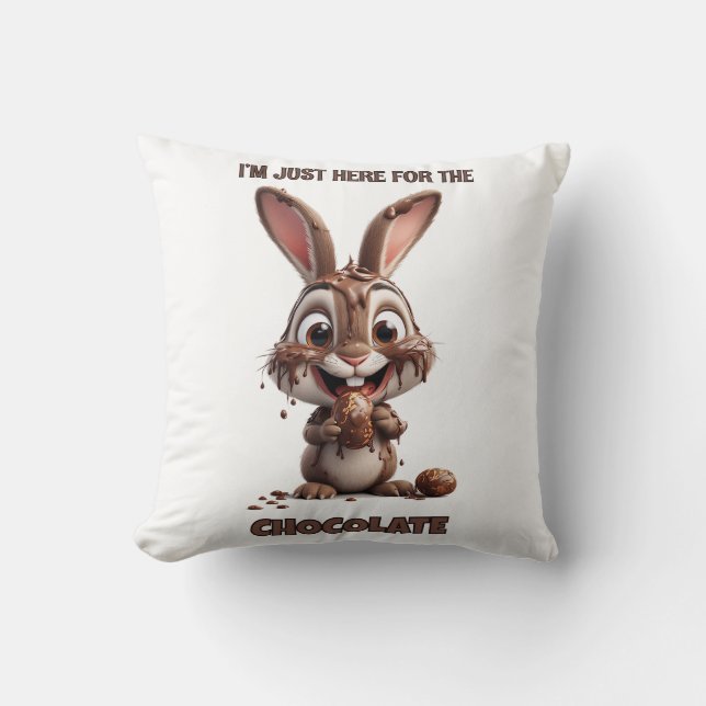 Funny Easter Bunny – Cute & Playful Easter Design Kissen (Vorderseite)