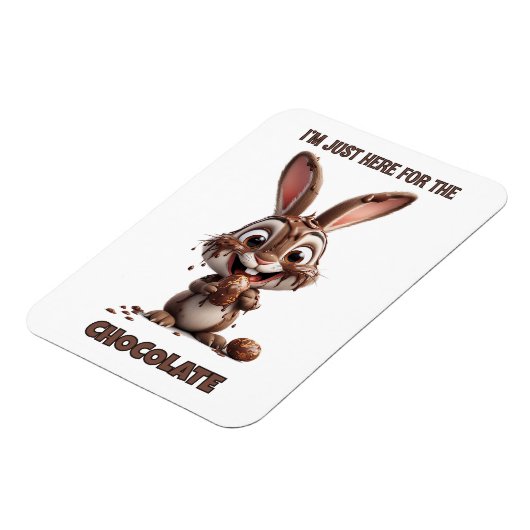 Funny Easter Bunny – Cute & Playful Easter Design Magnet (Linke Seite)