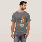 Funny Easter Bunny Joat For Kids Funny Oster T-Shirt (Vorne ganz)