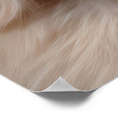 Funny Easter Chicken Bunny Costume Poster (Ecke)