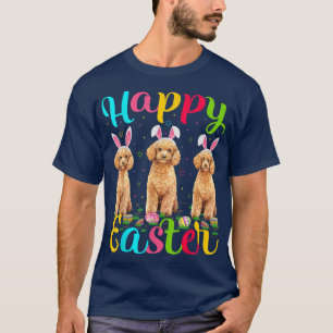Funny Easter Egg Bunny Toy Poodle Dog Happy Osterf T-Shirt
