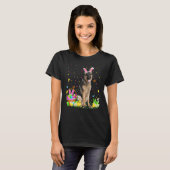 Funny Easter Egg Hunting German Shepherd Dog Easte T-Shirt (Vorne ganz)