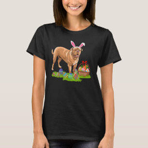 Funny Easter Egg Jagd Bunny Dogue De Bordeaux D T-Shirt