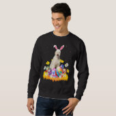 Funny Easter Egg Labradoodle Dog Ostersonntag Sweatshirt (Vorne ganz)