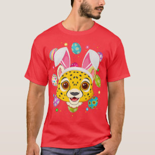 Funny Easter Egg Lover Bunny Ear Gepard Ost T-Shirt