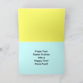 Funny Easter Geschenke zum Verkauf Feiertagskarte (Innenseite)