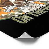 Funny easter labrador retriever on the hunt bunny poster (Ecke)