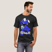 Funny Easter Shirts for Men Bad Ugly Dino on Egg H (Vorne ganz)