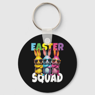 Funny Easter Squad Bunny Cool Bunnies Happy Oster Schlüsselanhänger