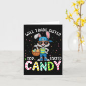 Funny Easter wird Handelsminister für Candy Kids B Karte (Gelbe Blume)