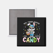 Funny Easter wird Handelsminister für Candy Kids B Magnet (Vorderseite/Rückseite)