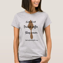 Funny Eat Dirt Drink Kaffee Schlaf Niemals Trowel