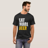 Funny Eat more Biere Alkohol trinken Bierwanderweg T-Shirt (Vorne ganz)