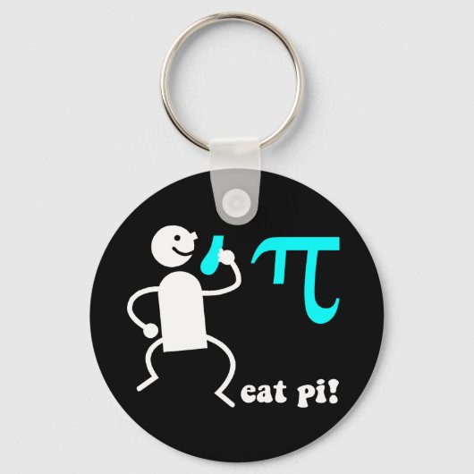 Funny eat pi schlüsselanhänger (Vorderseite)
