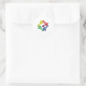 Funny Eat Sleep Anime Repeat TShirt Runder Aufkleber (Tasche)