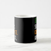 Funny Eat Sleep Cricket Wiederholung Kaffeetasse (Mittel)