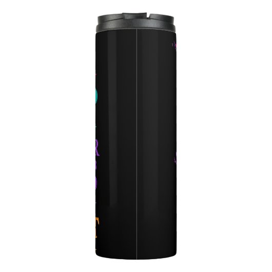 Funny Eat Sleep Warrior Katzen wiederholen Funny C Thermosbecher (Rückseite)