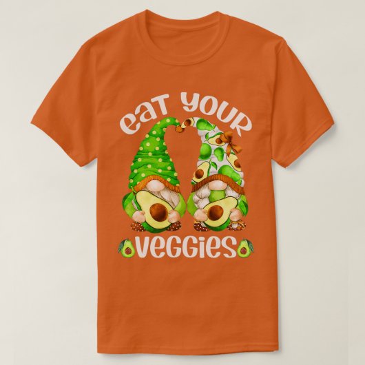 Funny Eat Your Veggies Fresh Avocado T-Shirt (Design vorne)
