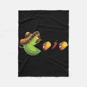 Funny Eating Tacos Cinco De Mayo Boys Kinder Frau Fleecedecke