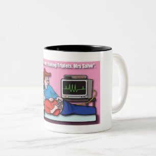 FUNNY ECG-TASSE ZWEIFARBIGE TASSE