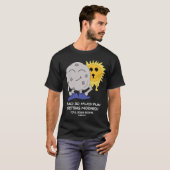 Funny Eclipse 2024 Getting Mooned Joke T-Shirt (Vorne ganz)