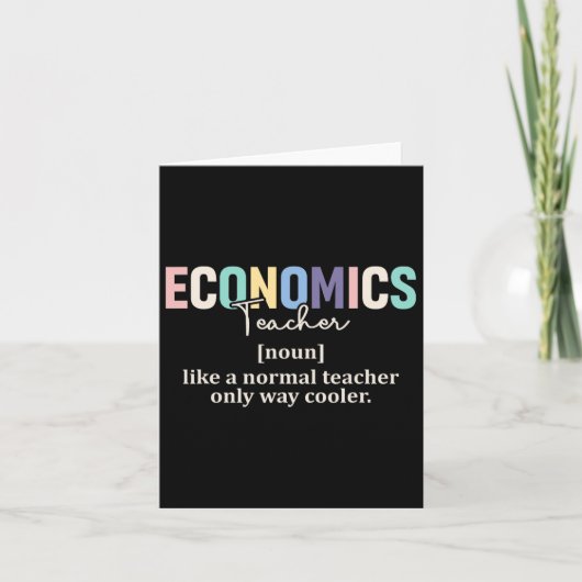 Funny Economics Teacher Definition zurück zu S Karte (Vorderseite)