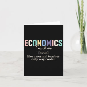Funny Economics Teacher Definition zurück zu S Karte