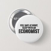 Funny Economist Button (Vorne & Hinten)