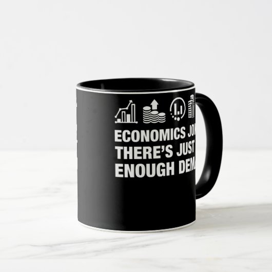 Funny Economist Economics Teacher Math Lover  Tasse (VorderseiteRechts)