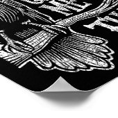 Funny Edgar Allan E Raven Quoth Edgar Allan E Gift Poster (Ecke)