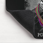 Funny Edgar Allan Poe Mardi Gras Mashup Mousepad (Ecke)
