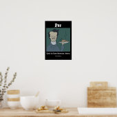Funny Edgar Allan Poe Poster (Küche)