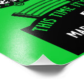 Funny Editable Wrestling Contest Fotodruck (Ecke)