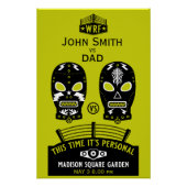 Funny Editable Wrestling Contest Poster (Vorderseite)