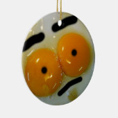 Funny Egg Eyes Keramik Ornament (Rechts)