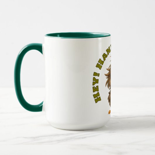 Funny Egg Guard Tasse (Links)