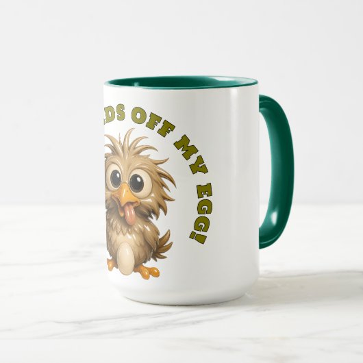 Funny Egg Guard Tasse (VorderseiteRechts)