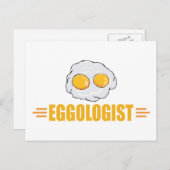 Funny Egg Lover's Postkarte (Vorne/Hinten)