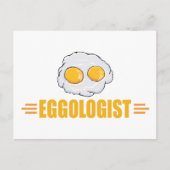 Funny Egg Lover's Postkarte (Vorderseite)